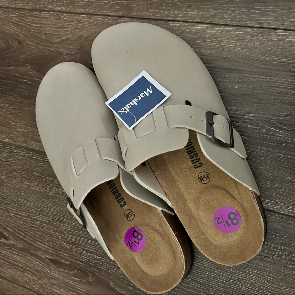 Cushionaire Clogg Grey/White Size 8.5 NWT